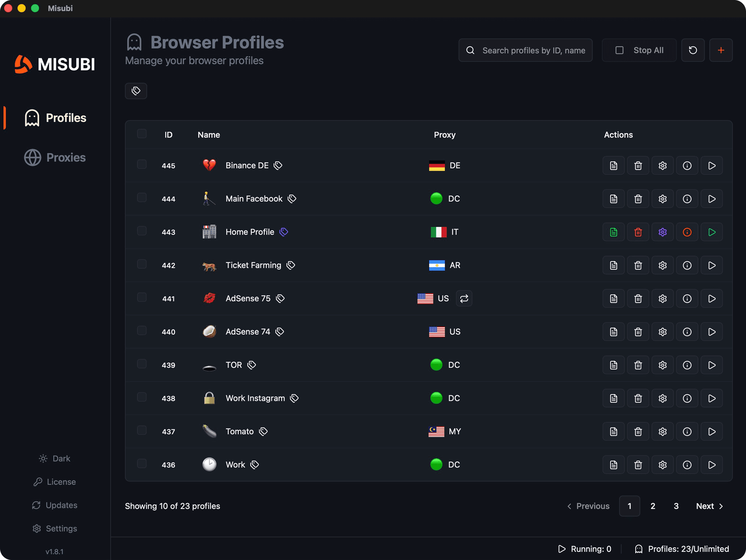 Misubi app preview