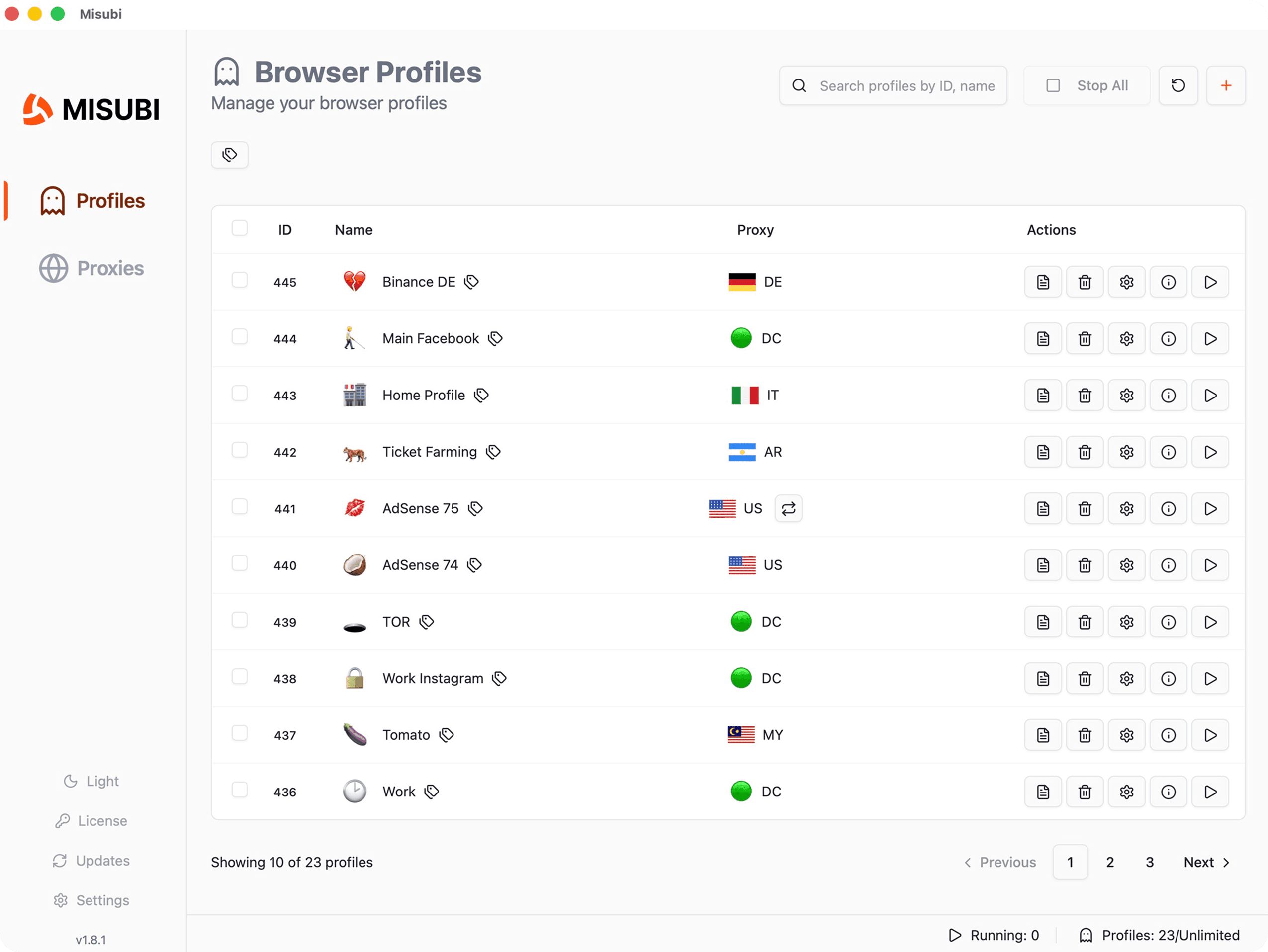 Misubi app preview